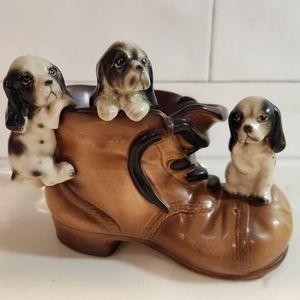 Lipper & Mann Ceramic Puppy Shoe